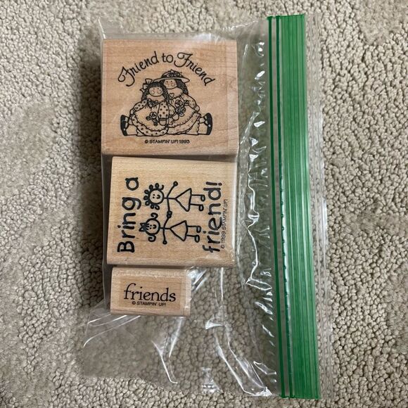 Stampin’ Up Friends Rubber Stamps Card Making Crafting Stamping Embossing - Picture 3 of 3